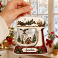 2D Flat Personalized Christmas Stand Mixer Acrylic Ornament – Custom Name & Year Baking Keepsake