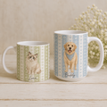 Personalized Pet Portrait Mug, Custom Pet Mug, Dog Mom Gifts, Cat Mom Gift, Pet Memorial Keepsake, Pet Lover Gifts