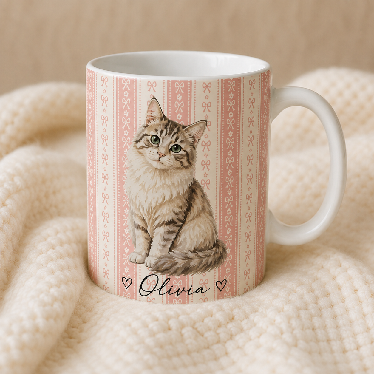 Personalized Pet Portrait Mug, Custom Pet Mug, Dog Mom Gifts, Cat Mom Gift, Pet Memorial Keepsake, Pet Lover Gifts