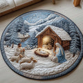 Christian Round Mat Rug - Nature Design | Serene Home Decor (Design 5)