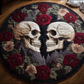 Dark Romance Round Mat Rug - Nature Design | Serene Home Decor (Design 2)