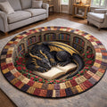 Dragon Charm Round Mat Rug - Nature Design | Serene Home Decor (Design 4)