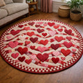 Enchanted Valentine Round Mat Rug - Nature Design | Serene Home Decor (Design 2)