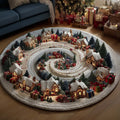 Enchanted Wonderland Round Mat Rug - Nature Design | Serene Home Decor (Design 2)