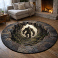 Forest Giant Round Mat Rug - Nature Design | Serene Home Decor (Design 10)