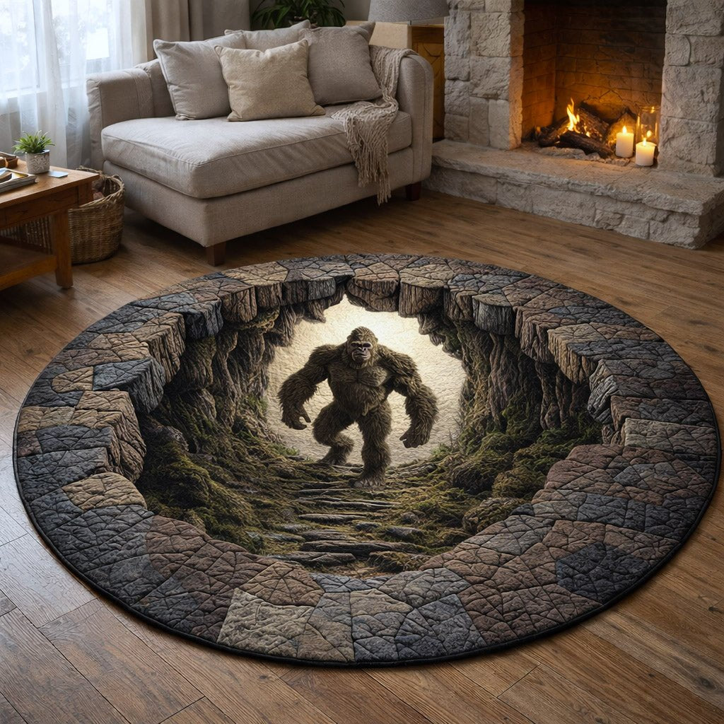 Forest Giant Round Mat Rug - Nature Design | Serene Home Decor (Design 10)