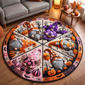 Gnome Halloween Magic Round Mat Rug - Seasonal Design | Seasonal Circle Rug