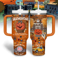 Halloweentown Where Being Normal Is Vastly Overrated 30oz or 30oz or 40oz Stainless Steel Tumbler With Handle HG With Handle HG