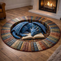 Hidden Library Round Mat Rug - Nature Design | Serene Home Decor (Design 6)