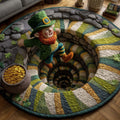Irish Blessing Round Mat Rug - Nature Design | Serene Home Decor (Design 4)