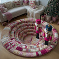 Jolly Workshop Round Mat Rug - Nature Design | Serene Home Decor (Design 41)