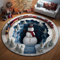 Jolly Workshop Round Mat Rug - Nature Design | Serene Home Decor (Design 59)