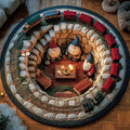 Jolly Workshop Round Mat Rug - Nature Design | Serene Home Decor (Design 54)