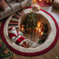 Jolly Workshop Round Mat Rug - Nature Design | Serene Home Decor (Design 39)