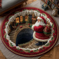 Jolly Workshop Round Mat Rug - Nature Design | Serene Home Decor (Design 42)