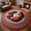 Jolly Workshop Round Mat Rug - Nature Design | Nature Round Carpet