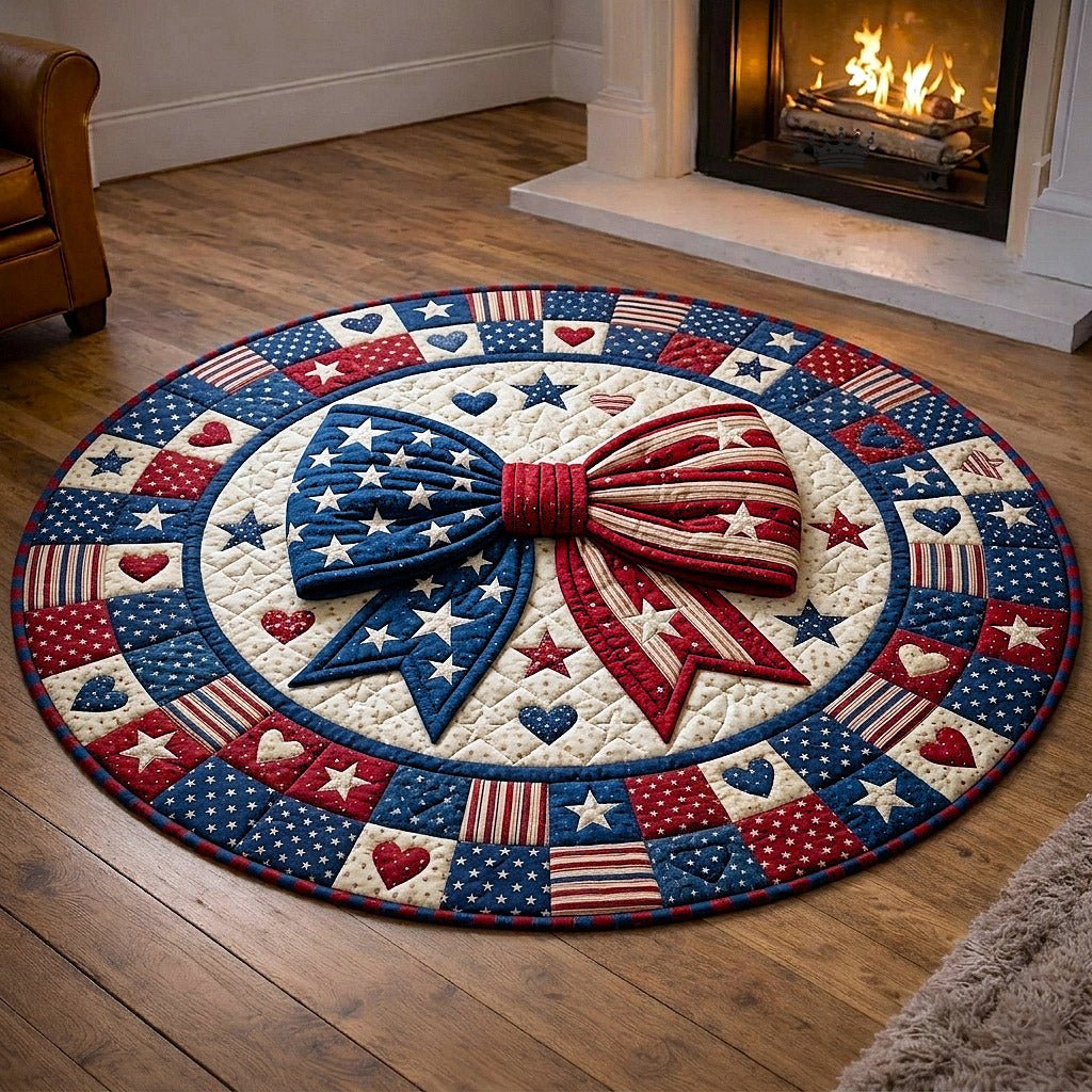 Liberty Legacy Round Mat Rug - Nature Design | Serene Home Decor (Design 8)