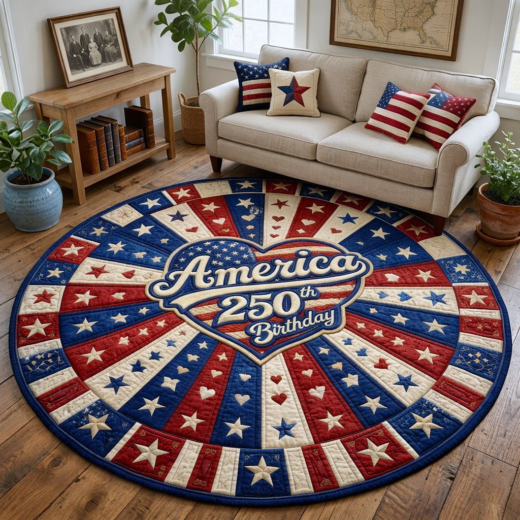 Liberty Legacy Round Mat Rug - Nature Design | Serene Home Decor (Design 13)