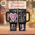Melanie Martinez 30oz or 40oz Stainless Steel Tumbler With Handle HG: Why Did You Steal My Cotton Candy Heart