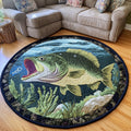 Ocean Breeze Round Mat Rug - Nature Design | Serene Home Decor (Design 2)