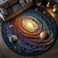 Planetopia Round Mat Rug - Nature Design | Serene Home Decor (Design 2)