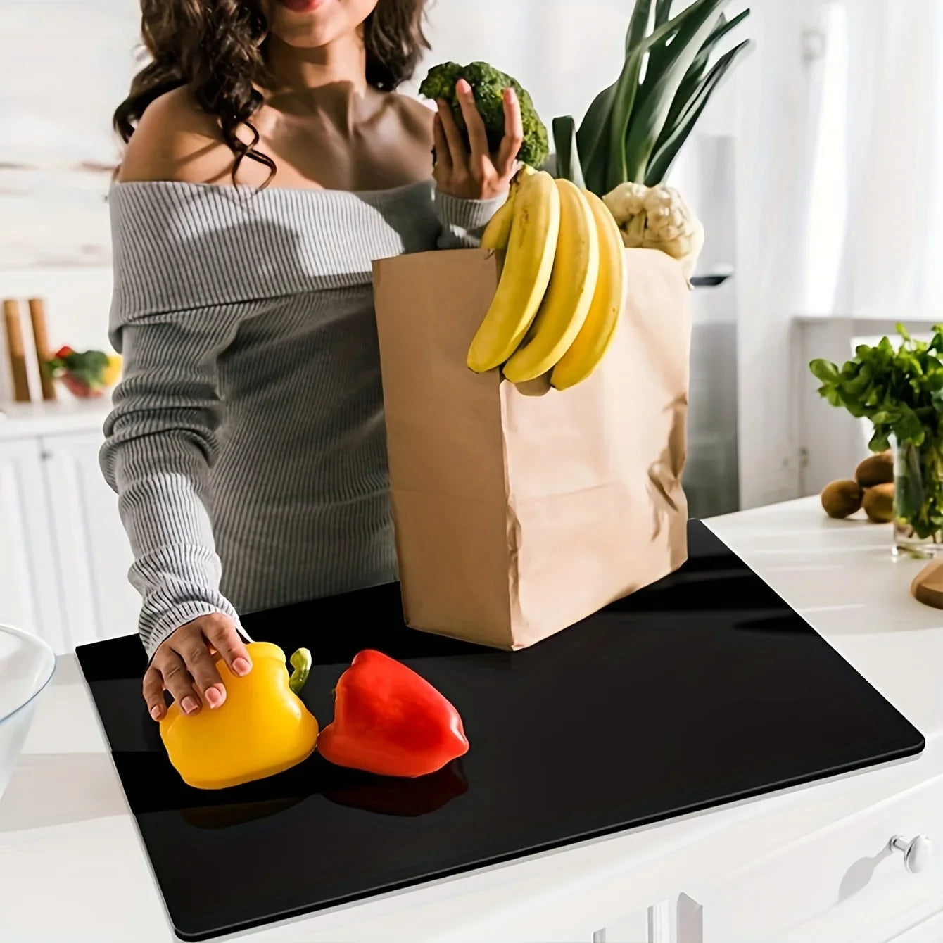 Kitchen Cutting Boards Acrylic Chopping Boards Fruit Vegetable Cutting Mat Kitchen Countertop Chopping Boards Kitchen Accessorie