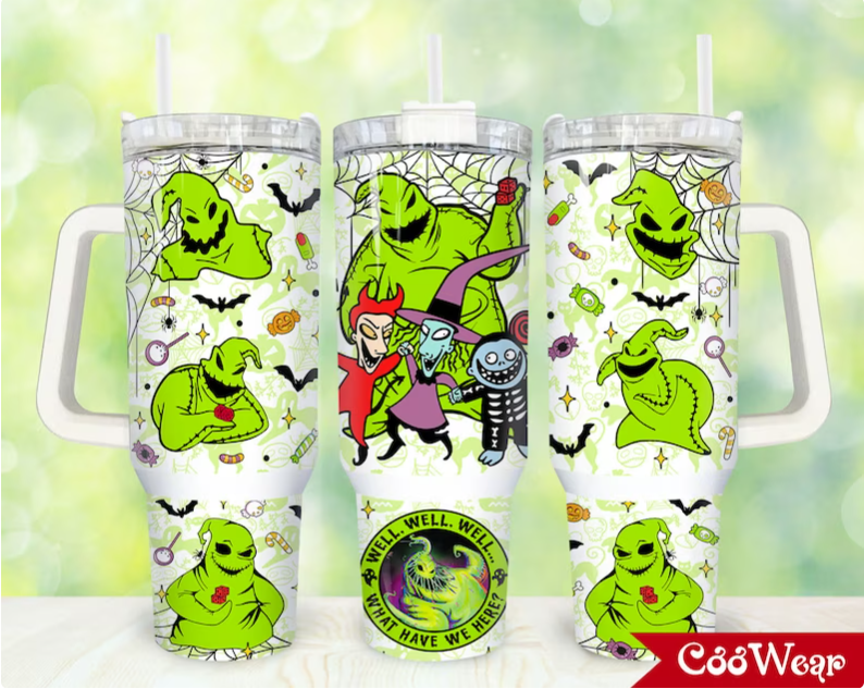 Movies Characters Horror Characters Horror Halloween 30oz or 40oz Stainless Steel Tumbler With Handle QDH