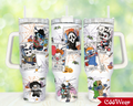 Cartoon Characters Halloween Cartoon 30oz or 40oz Stainless Steel Tumbler With Handle QDH
