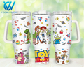 Movies Characters Cartoon Characters 30oz or 40oz Stainless Steel Tumbler With Handle QDH