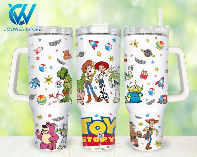 Movies Characters Cartoon Characters 30oz or 40oz Stainless Steel Tumbler With Handle QDH