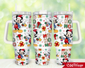 Christmas Characters Merry Christmas Cartoon Christmas 30oz or 40oz Stainless Steel Tumbler With Handle QDH