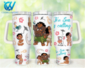 Movies Characters Cartoon Characters Princess Cartoon 30oz or 40oz Stainless Steel Tumbler With Handle QDH