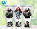 Movies Characters Horror Characters Horror Halloween 30oz or 40oz Stainless Steel Tumbler With Handle QDH