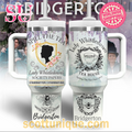 Bridgerton Spill The Tea Lady Whistledown'ss 30oz or 40oz Stainless Steel Tumbler With Handle QDH
