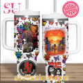 Insane Clown Posse Hatchet In Hand Juggalo Pill The End 30oz or 40oz Stainless Steel Tumbler With Handle QDH