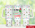 Christmas Merry Christmas Cartoon Christmas 30oz or 40oz Stainless Steel Tumbler With Handle QDH