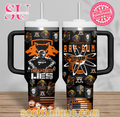 The Truth Lies Call of Duty Ray Gun Black 30oz or 40oz Stainless Steel Tumbler With Handle QDH