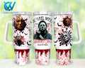 Movies Characters Horror Characters Horror Halloween 30oz or 40oz Stainless Steel Tumbler With Handle QDH