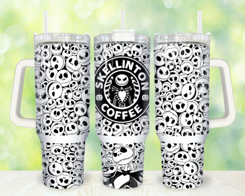 Movies Characters Halloween Characters Horror 30oz or 40oz Stainless Steel Tumbler With Handle QDH