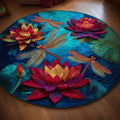Serene Wings Round Mat Rug - Nature Design | Serene Home Decor (Design 4)