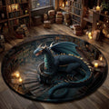 Shadow Flame Round Mat Rug - Nature Design | Serene Home Decor (Design 2)