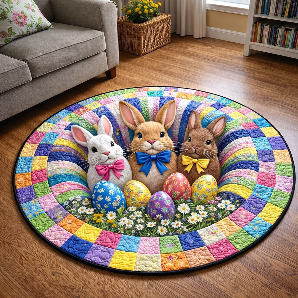 Spring Hopper Round Mat Rug - Nature Design | Serene Home Decor (Design 3)