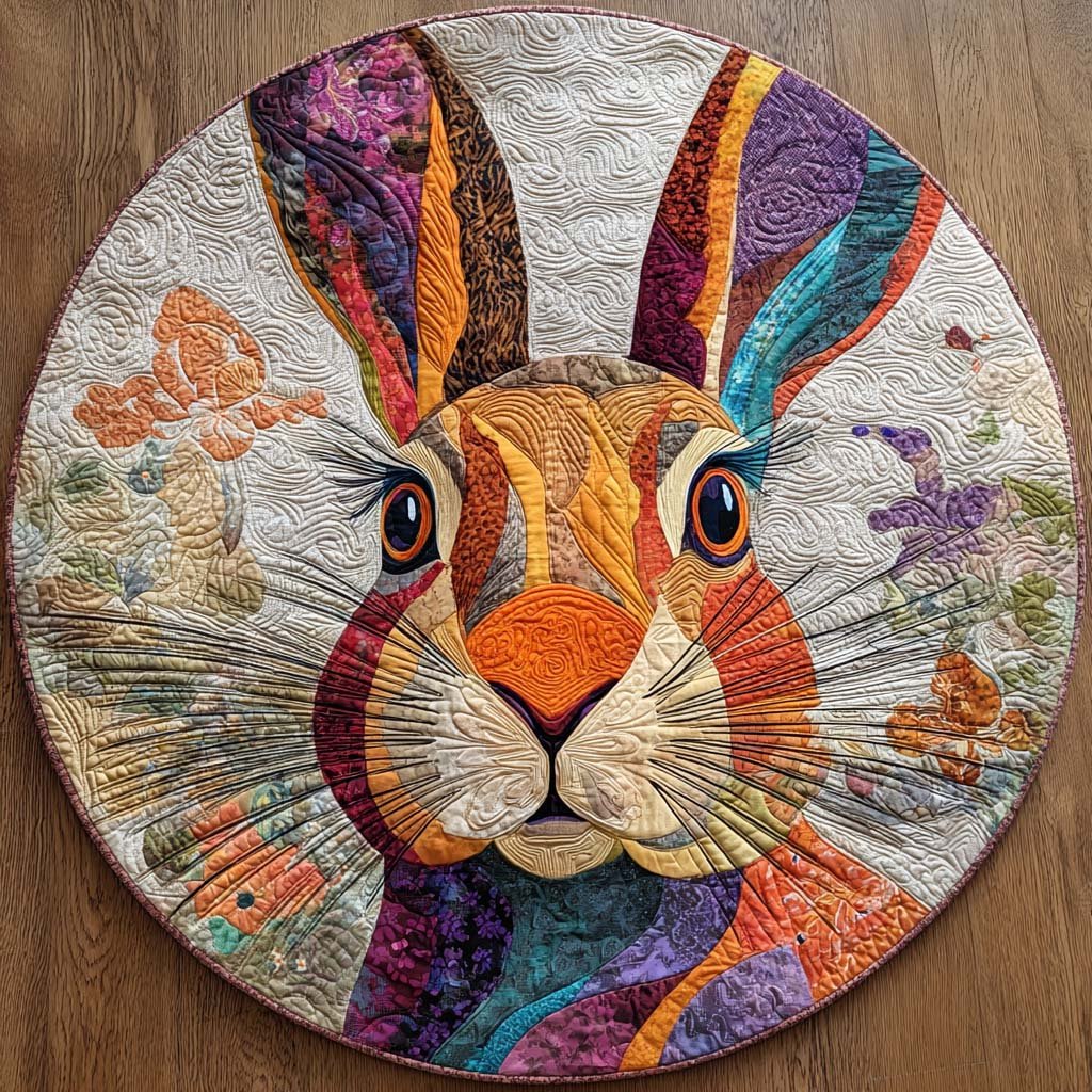 Spring Hopper Round Mat Rug - Nature Design | Serene Home Decor (Design 4)