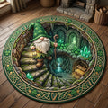 St. Patrick's Day Round Mat Rug - Nature Design | Serene Home Decor (Design 2)
