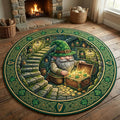 St. Patrick's Day Round Mat Rug - Nature Design | Serene Home Decor (Design 7)