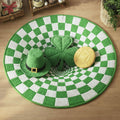 St Patrick Day Round Mat Rug - Nature Design | Serene Home Decor (Design 2)