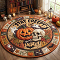 Stay Creepy Round Mat Rug - Nature Design | Serene Home Decor (Design 3)