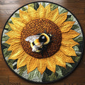 Sunny Charm Round Mat Rug - Nature Design | Serene Home Decor (Design 2)