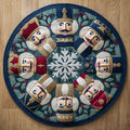 Toy Soldier Round Mat Rug - Nature Design | Serene Home Decor (Design 2)