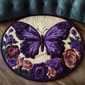 Twilight Flutter Round Mat Rug - Nature Design | Serene Home Decor (Design 2)